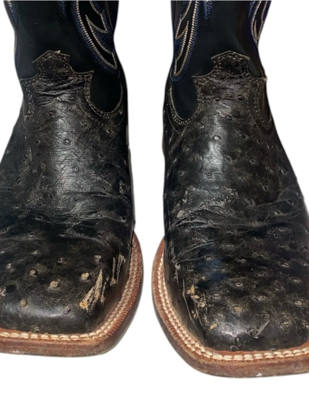 Twisted X Black Shaft with Brown Textured Foot Men's Cowboy Boots